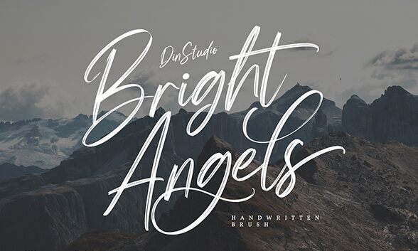 Bright Angels Schriftart