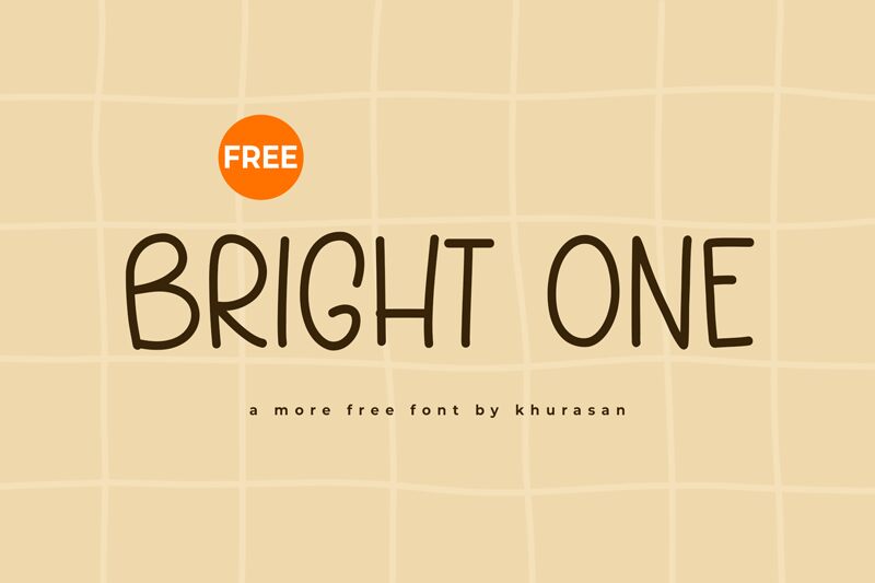 Bright One Schriftart