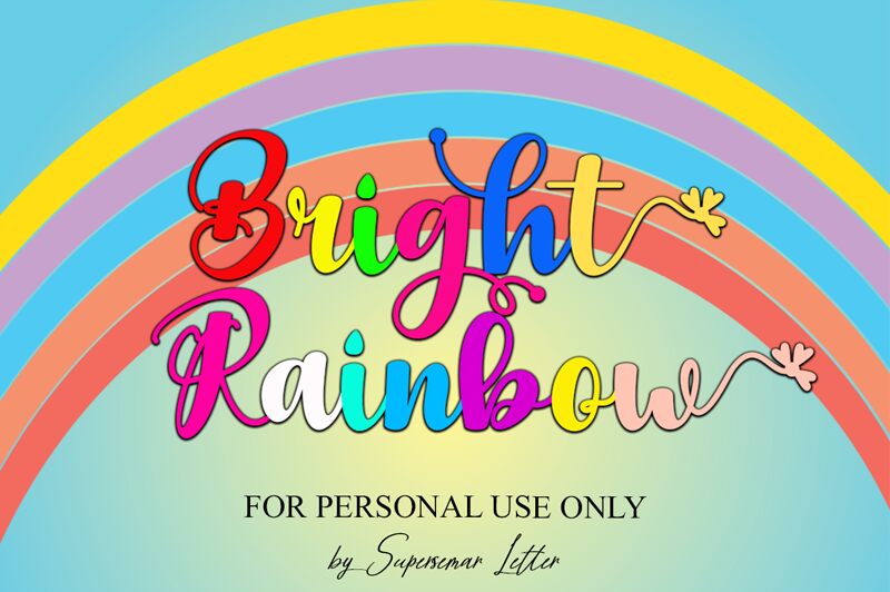 Bright Rainbow Carattere