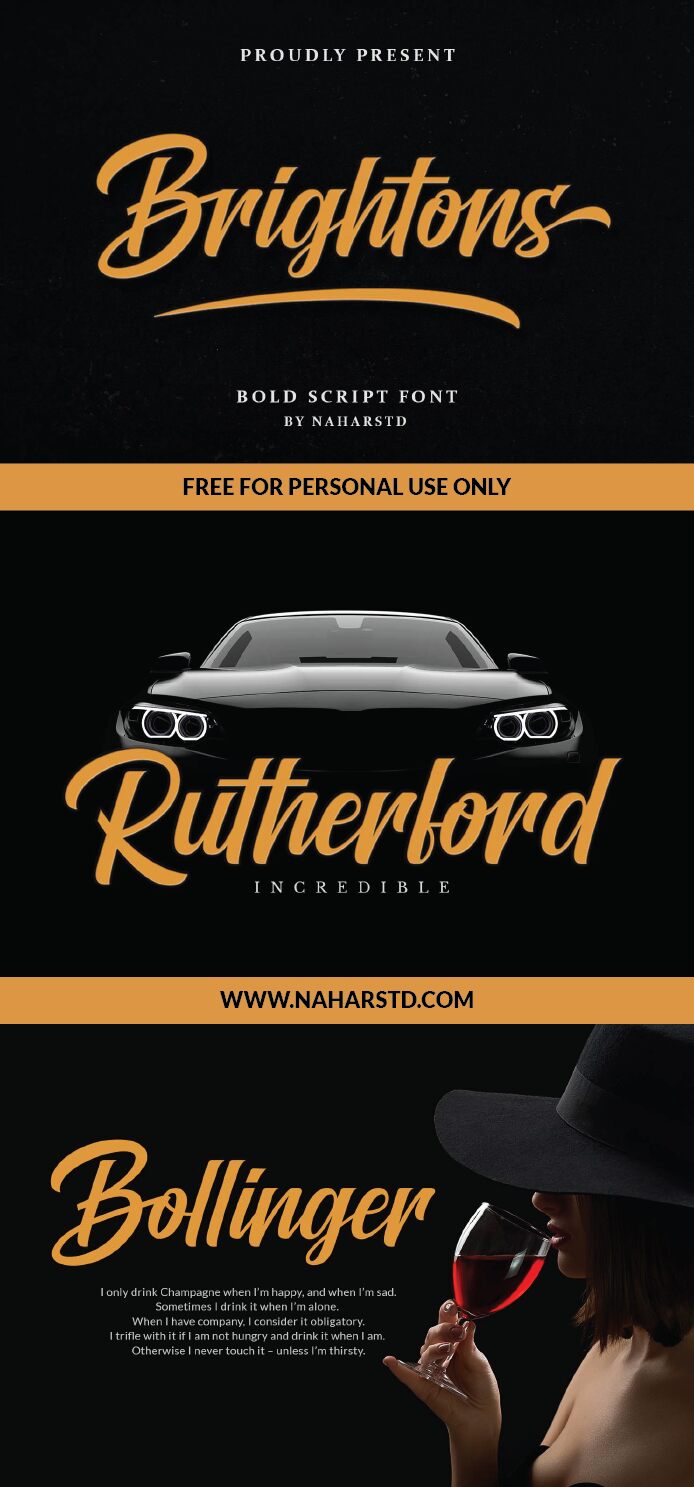 Brightons Schriftart