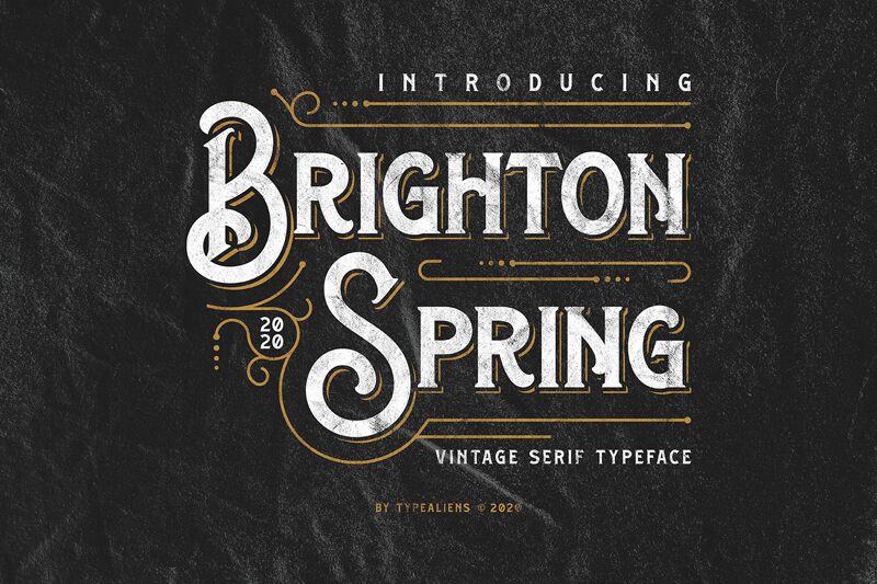 Brighton Spring Czcionka