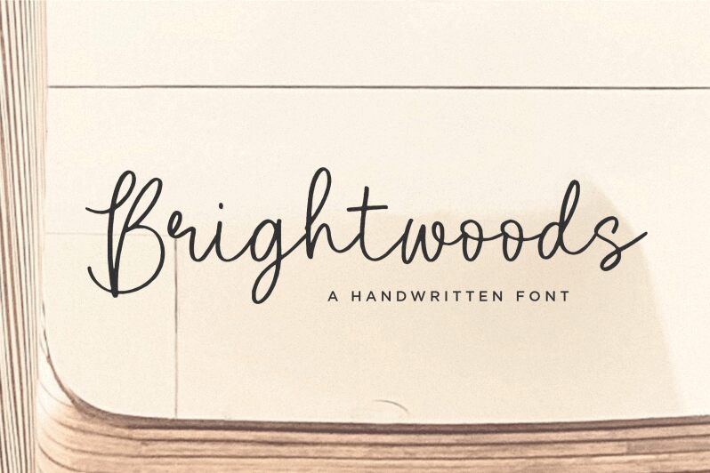 Brightwoods 字体