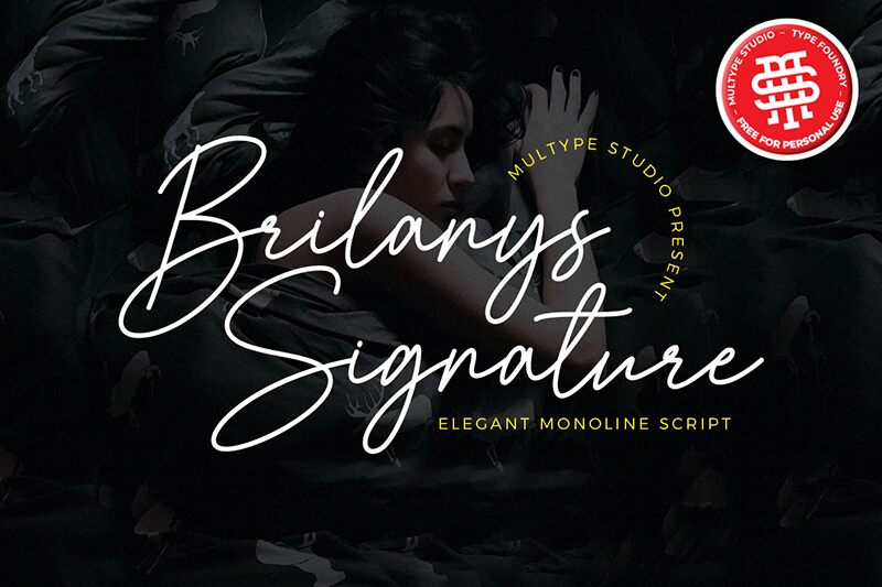 Brilanys Signature Schriftart