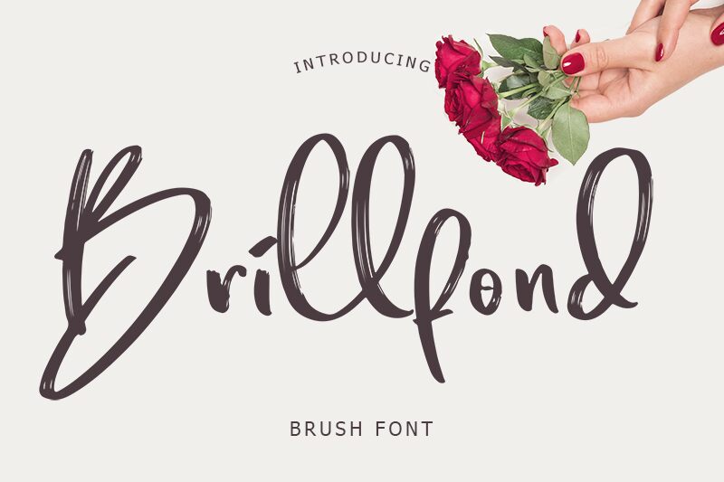 Brillfond Schriftart