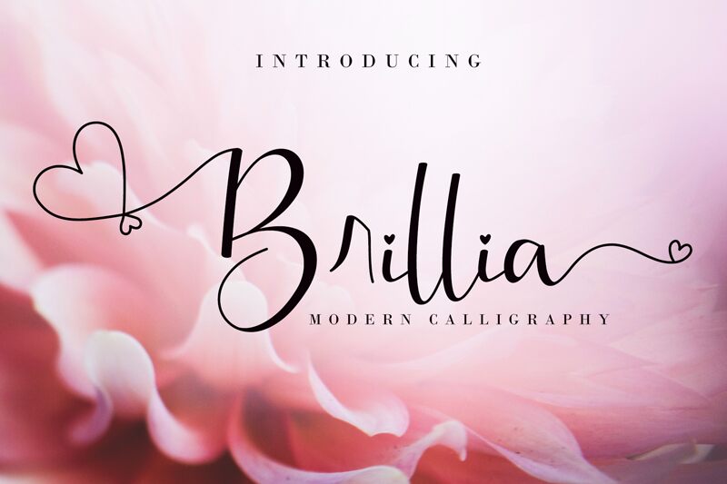 Brillia Calligraphy フォント