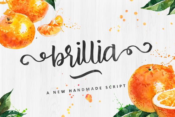 brillia Free Demo Schriftart