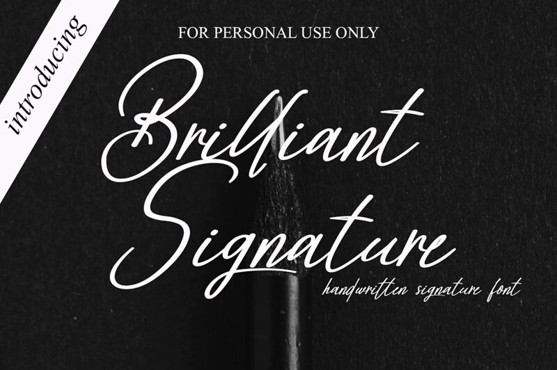 Brilliant Signature Carattere