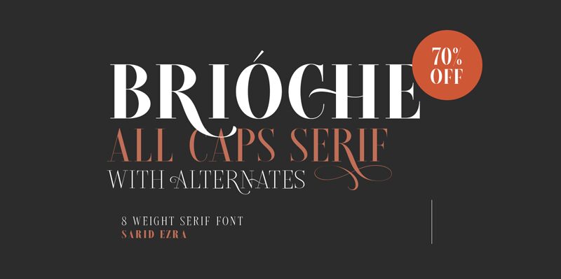 Brioche Schriftart