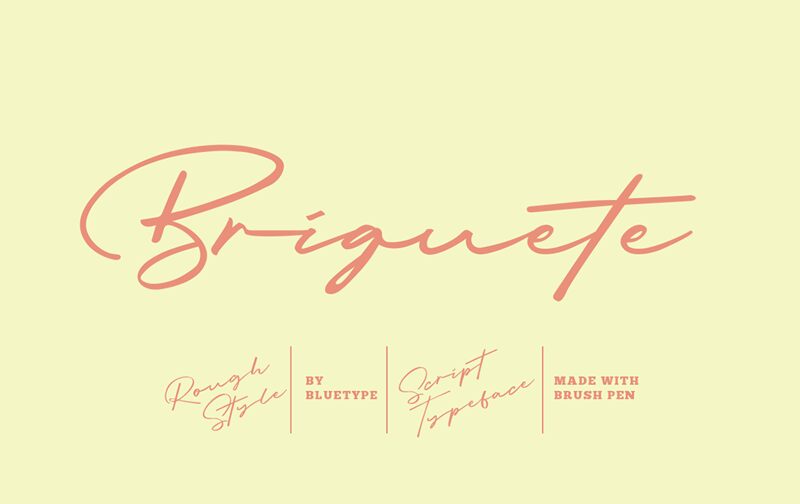 Briquete Schriftart