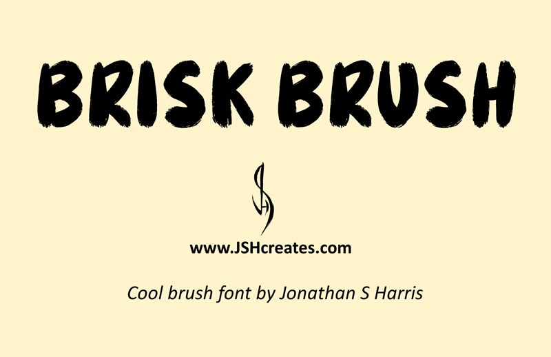 Brisk Brush Schriftart