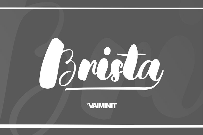 Brista Schriftart