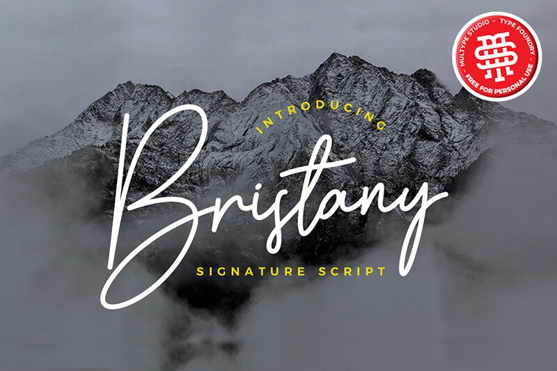 Bristany Schriftart