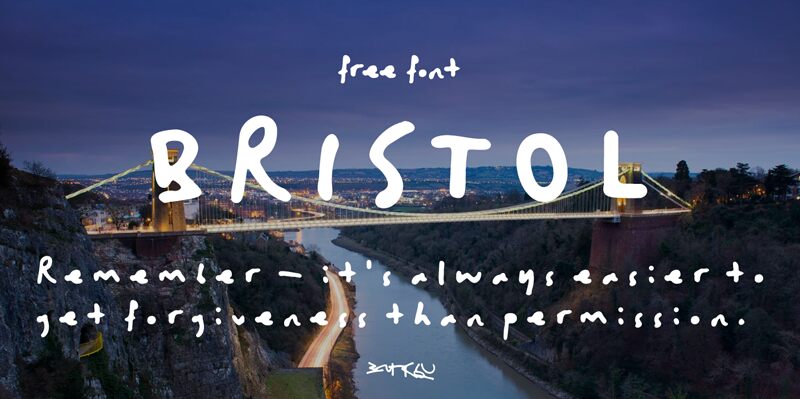 Bristol Schriftart