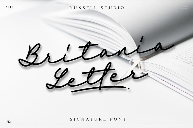 Britania Letter Carattere