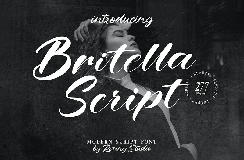 Britella Script Carattere