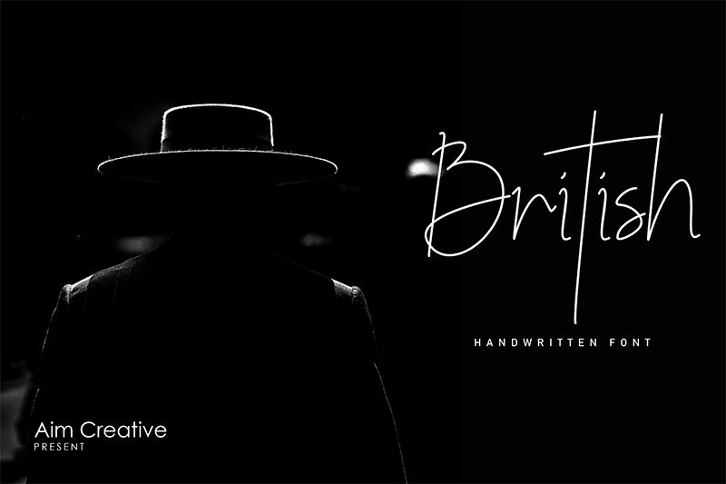 British 字体