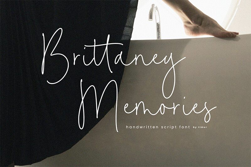 Brittaney Memories 字体