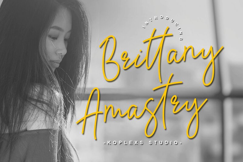Brittany Amastry Schriftart