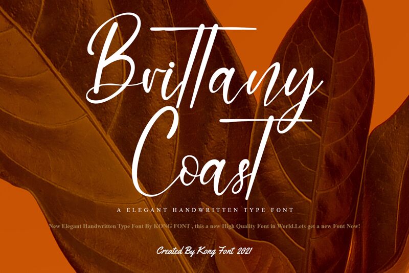 Brittany Coast Schriftart