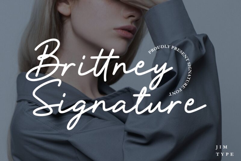 Brittney Signature Schriftart