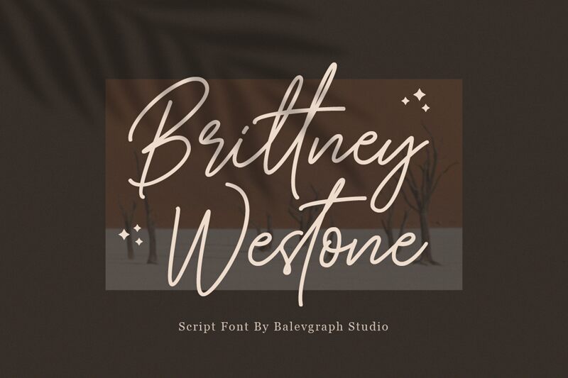 Brittney Westone Schriftart