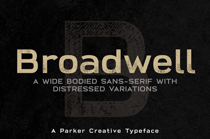 Broadwell Schriftart