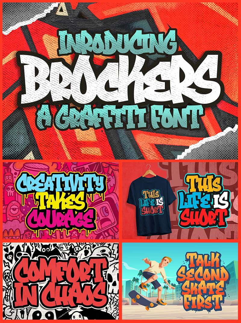 Brockers Schriftart