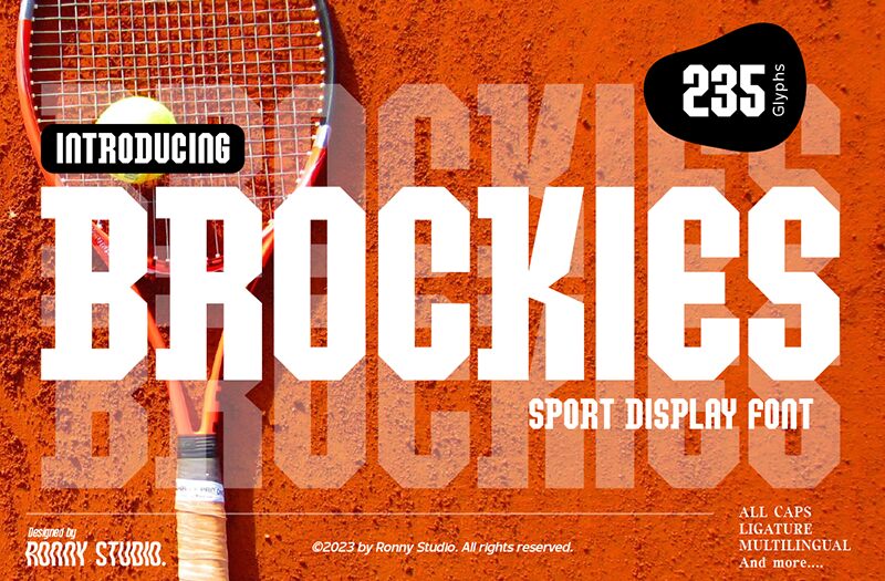 Brockies Czcionka