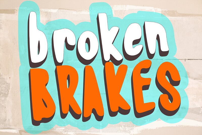 Broken Brakes Czcionka