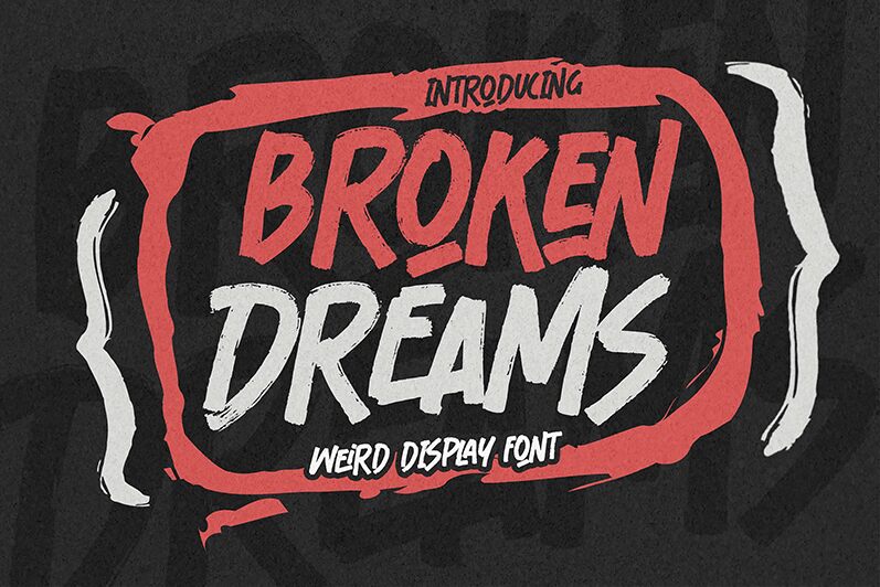 Broken Dreams Czcionka