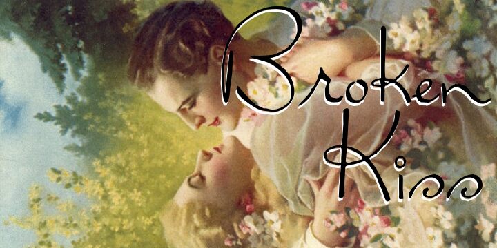 Broken Kiss Schriftart
