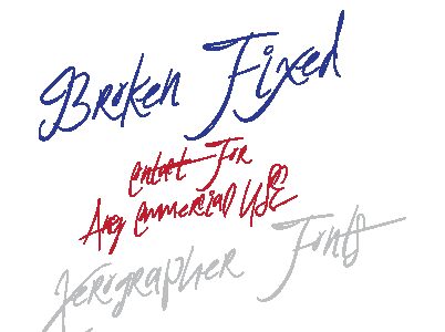 BrokenFixed Carattere