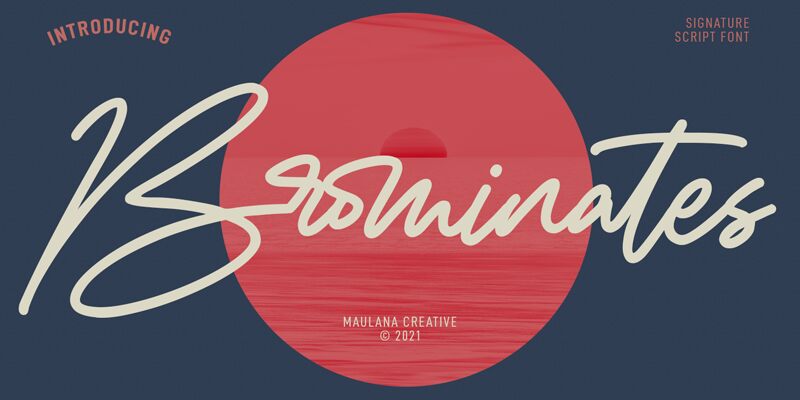 Brominates Druh písma