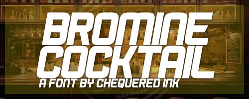 Bromine Cocktail Czcionka