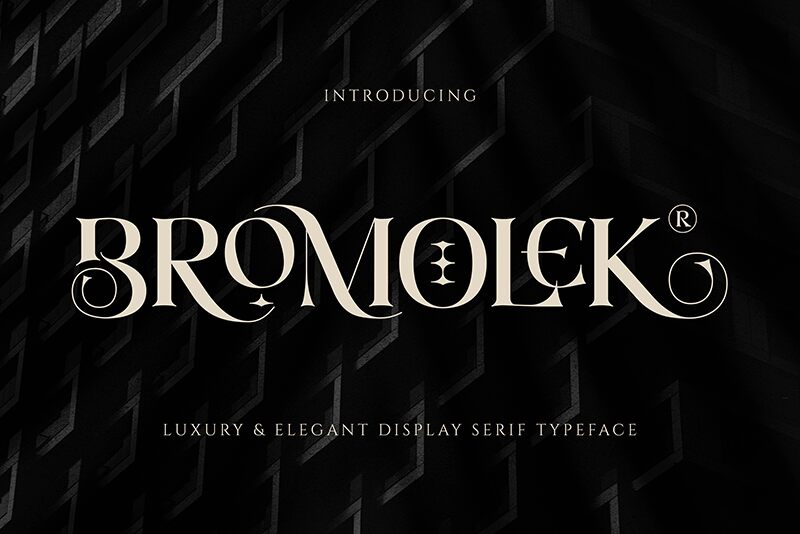Bromolek 字体