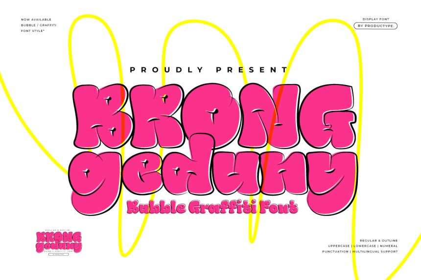 BRONG GEDUNY Czcionka