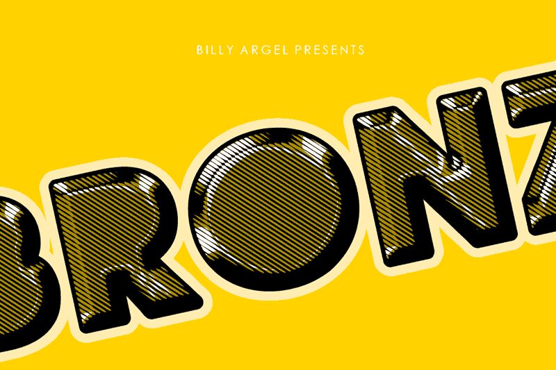 BRONZEAGE Schriftart