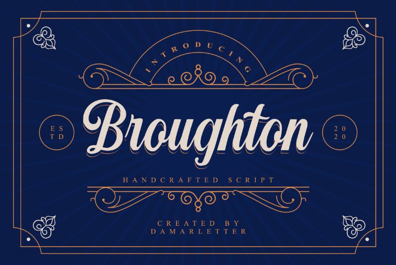 Broughton Schriftart