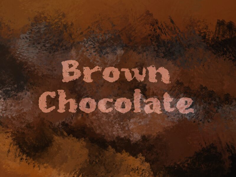 b Brown Chocolate Czcionka