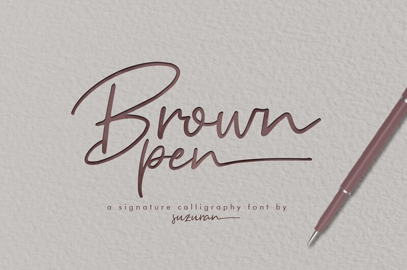 Brown Pen 字体