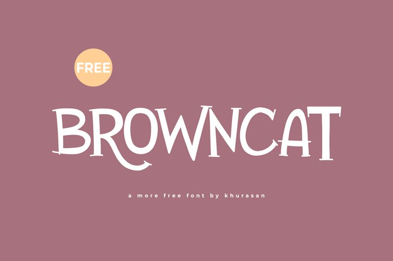 Browncat Schriftart