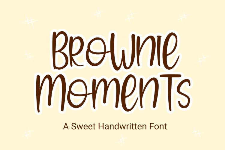Brownie Moments 字体