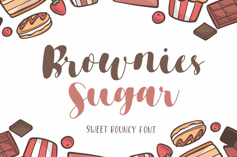Brownies Sugar Czcionka