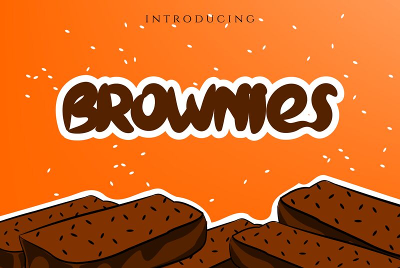 BROWNIES Schriftart