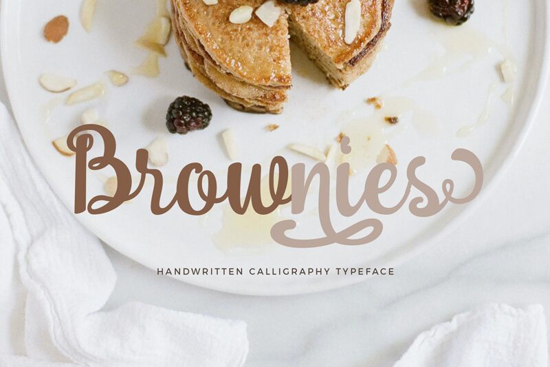 Brownies Script Schriftart