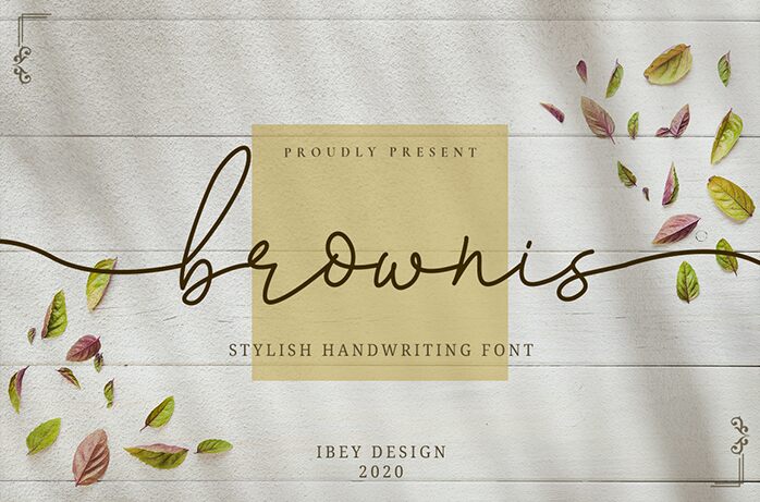 Brownis Schriftart