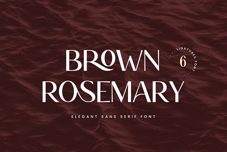 BrownRosemary 字体