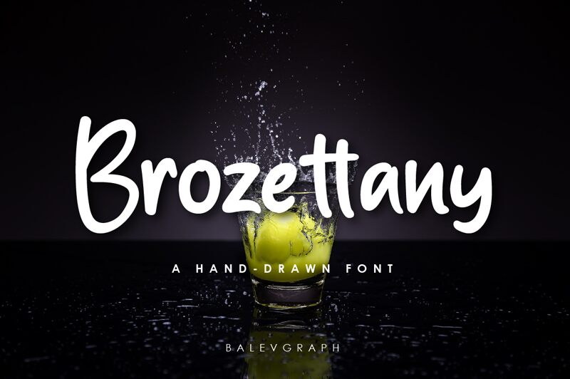 Brozettany Schriftart