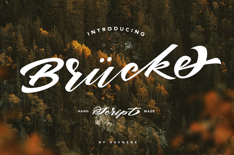 bruke Schriftart