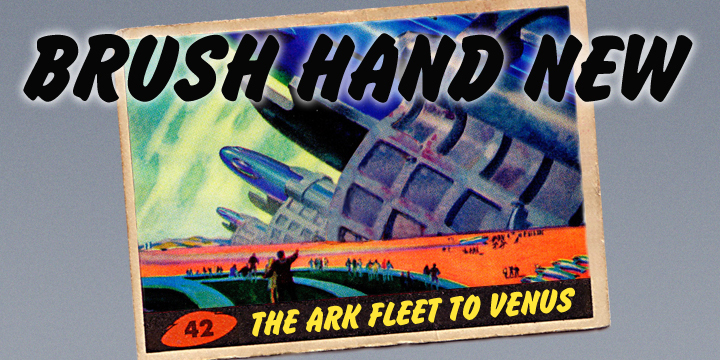 Brush Hand New Czcionka